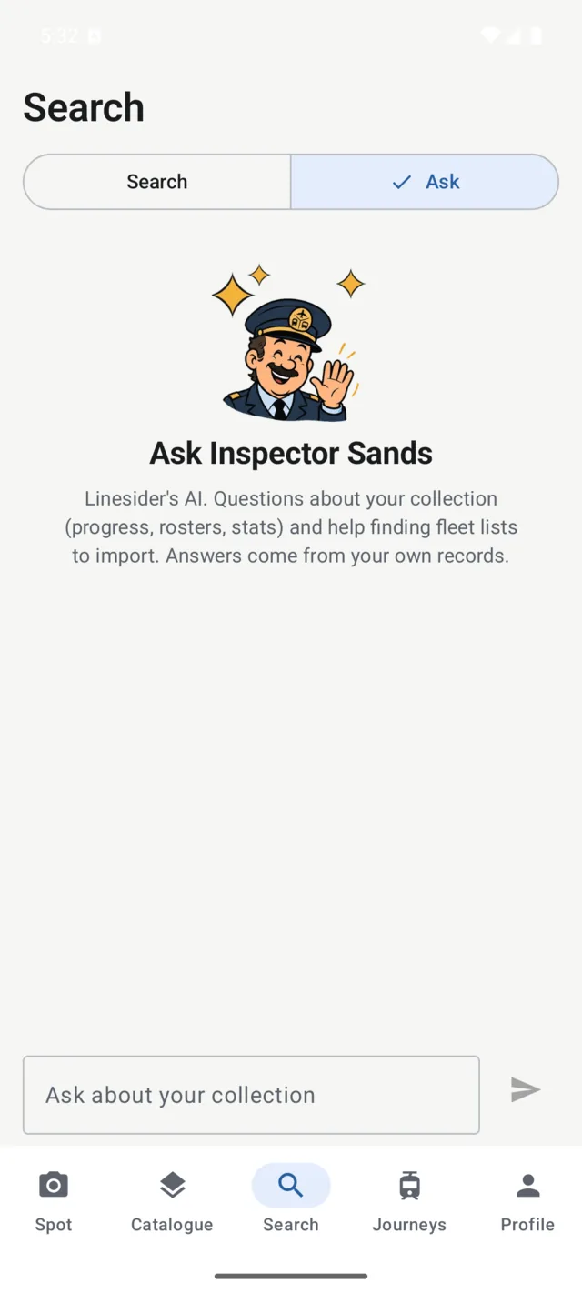 Ask Inspector Sands on Android.